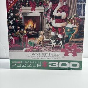 Eurographics Santa's Best Friend 300 Piece Puzzle 🌟